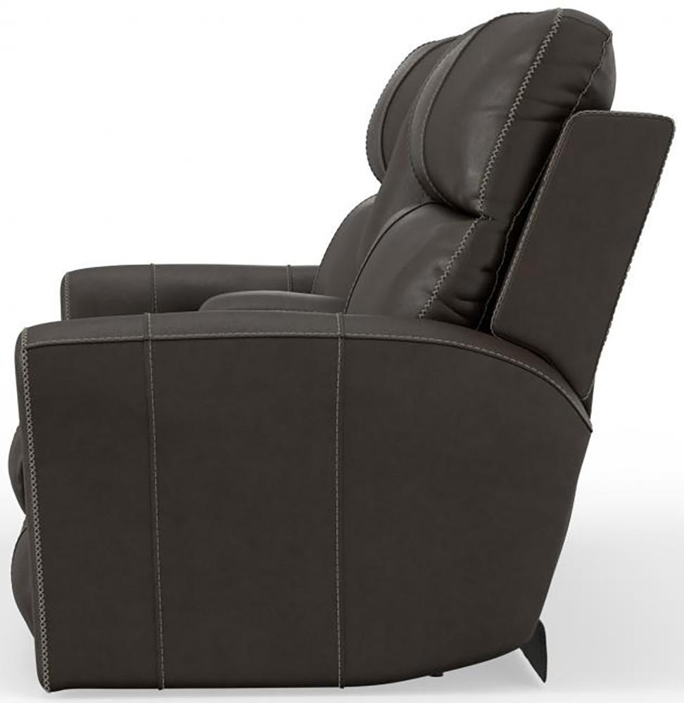 Catnapper - Fredda Power Headrest Power Lay Flat Reclining Console Loveseat w/Zero Gravity in Coffee - 64489/1225-09/3025-09 veiw 10