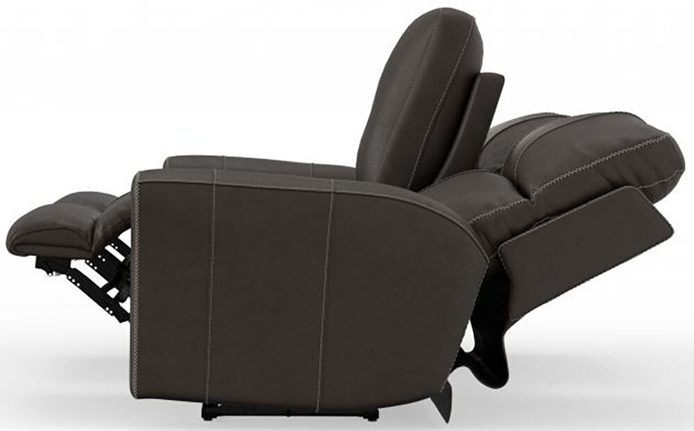 Catnapper - Fredda Power Headrest Power Lay Flat Reclining Console Loveseat w/Zero Gravity in Coffee - 64489/1225-09/3025-09 veiw 11