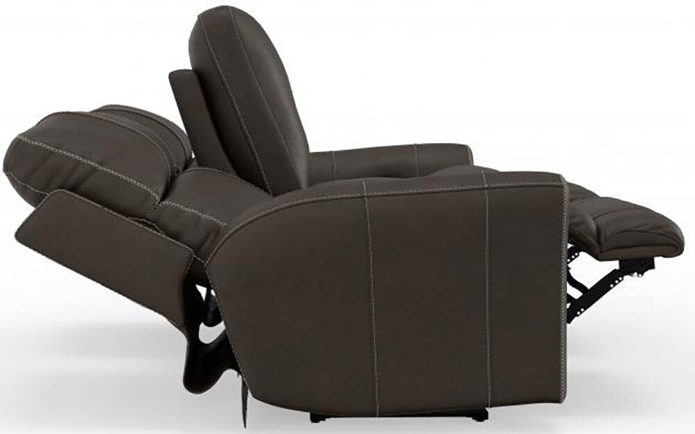Catnapper - Fredda Power Headrest Power Lay Flat Reclining Console Loveseat w/Zero Gravity in Coffee - 64489/1225-09/3025-09 veiw 12