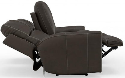 Catnapper - Fredda Power Headrest Power Lay Flat Reclining Console Loveseat w/Zero Gravity in Coffee - 64489/1225-09/3025-09 veiw 12