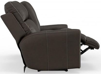 Catnapper - Fredda Power Headrest Power Lay Flat Reclining Console Loveseat w/Zero Gravity in Coffee - 64489/1225-09/3025-09 veiw 13