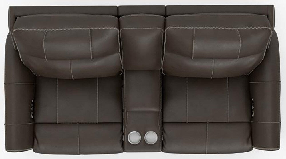 Catnapper - Fredda Power Headrest Power Lay Flat Reclining Console Loveseat w/Zero Gravity in Coffee - 64489/1225-09/3025-09 veiw 14