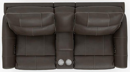 Catnapper - Fredda Power Headrest Power Lay Flat Reclining Console Loveseat w/Zero Gravity in Coffee - 64489/1225-09/3025-09 veiw 14