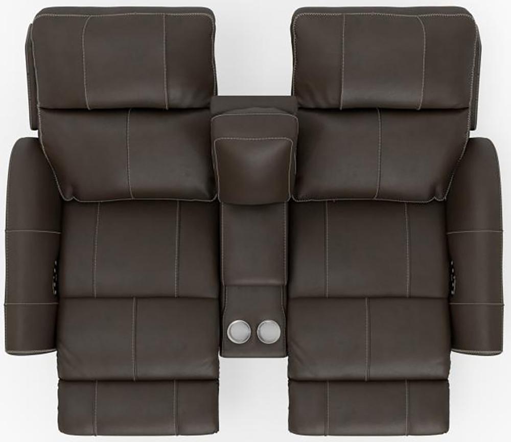 Catnapper - Fredda Power Headrest Power Lay Flat Reclining Console Loveseat w/Zero Gravity in Coffee - 64489/1225-09/3025-09 veiw 15