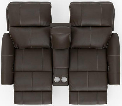 Catnapper - Fredda Power Headrest Power Lay Flat Reclining Console Loveseat w/Zero Gravity in Coffee - 64489/1225-09/3025-09 veiw 15