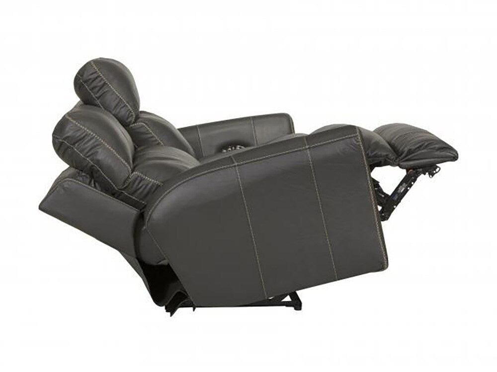 Catnapper - Fredda Power Headrest Power Lay Flat Reclining Sofa w/Zero Gravity in Anthracite - 64481/1225-58/3025-58 veiw 9