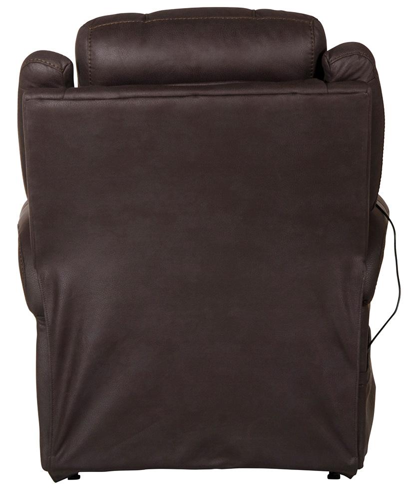 Catnapper - Haywood Power Headrest Power Lift Lay Flat Recliner w/Heat & Massage in Chocolate - 64890141259 veiw 3
