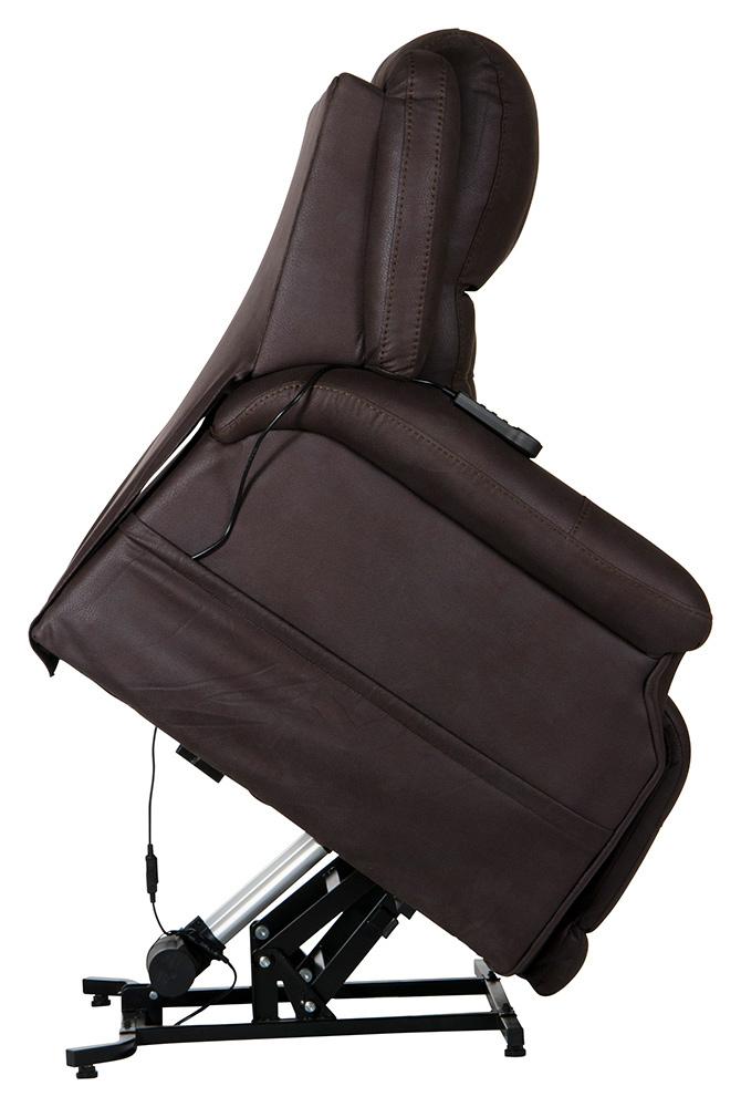 Catnapper - Haywood Power Headrest Power Lift Lay Flat Recliner w/Heat & Massage in Chocolate - 64890141259 veiw 6