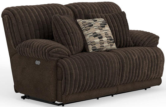 Catnapper - Hollifield Power Reclining Loveseat in Chocolate - 61082184709199809 veiw 1