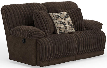 Catnapper - Hollifield Reclining Loveseat in Chocolate - 1082184709199809 veiw 1