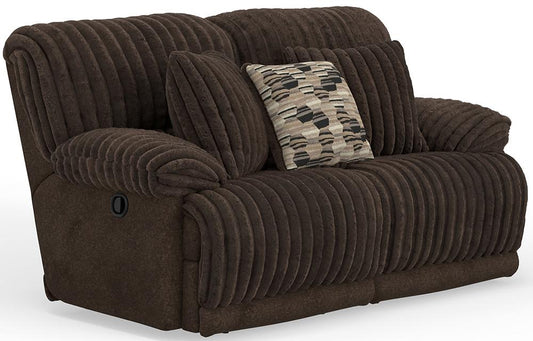 Catnapper - Hollifield Reclining Loveseat in Chocolate - 1082184709199809 veiw 1