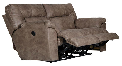 Catnapper - Hollins Power Reclining Loveseat in Coffee - 62652142949 veiw 6