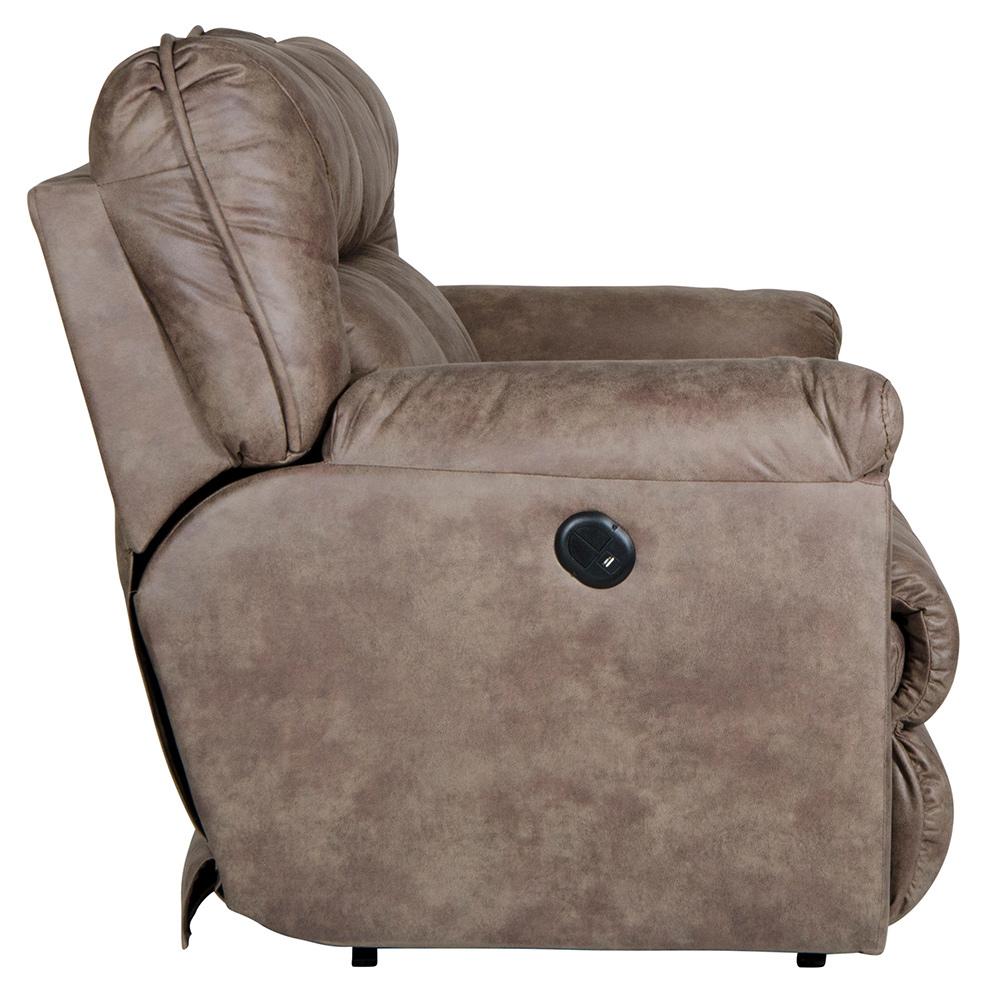 Catnapper - Hollins Power Reclining Loveseat in Coffee - 62652142949 veiw 9
