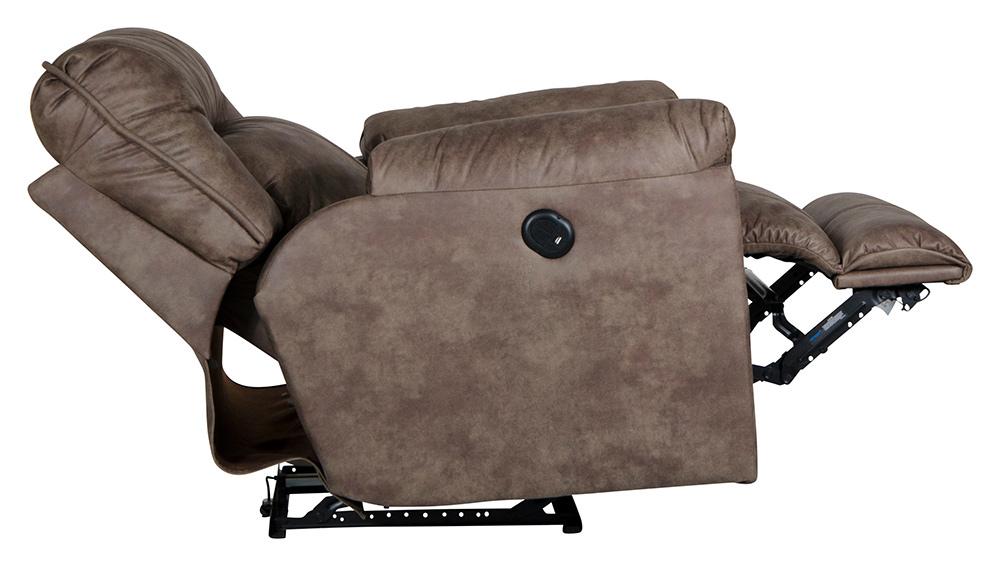 Catnapper - Hollins Power Wall Hugger Recliner in Coffee - 626504142949 veiw 7