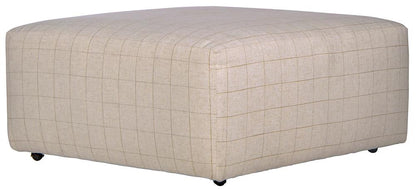 Catnapper - Justine Castered Cocktail Ottoman in Wheat - 38812172826 veiw 1