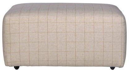 Catnapper - Justine Castered Cocktail Ottoman in Wheat - 38812172826 veiw 3