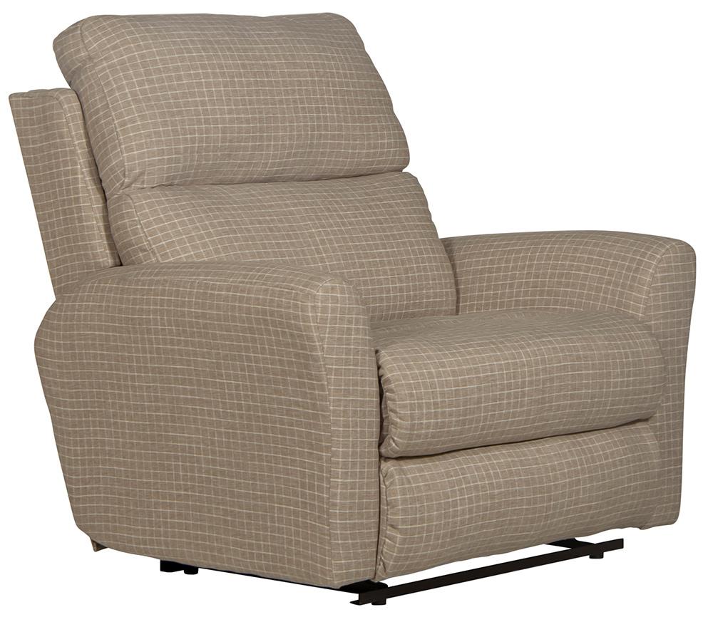 Catnapper - Justine Lay Flat Extra Wide Recliner in Sandstone - 38807215926 veiw 1