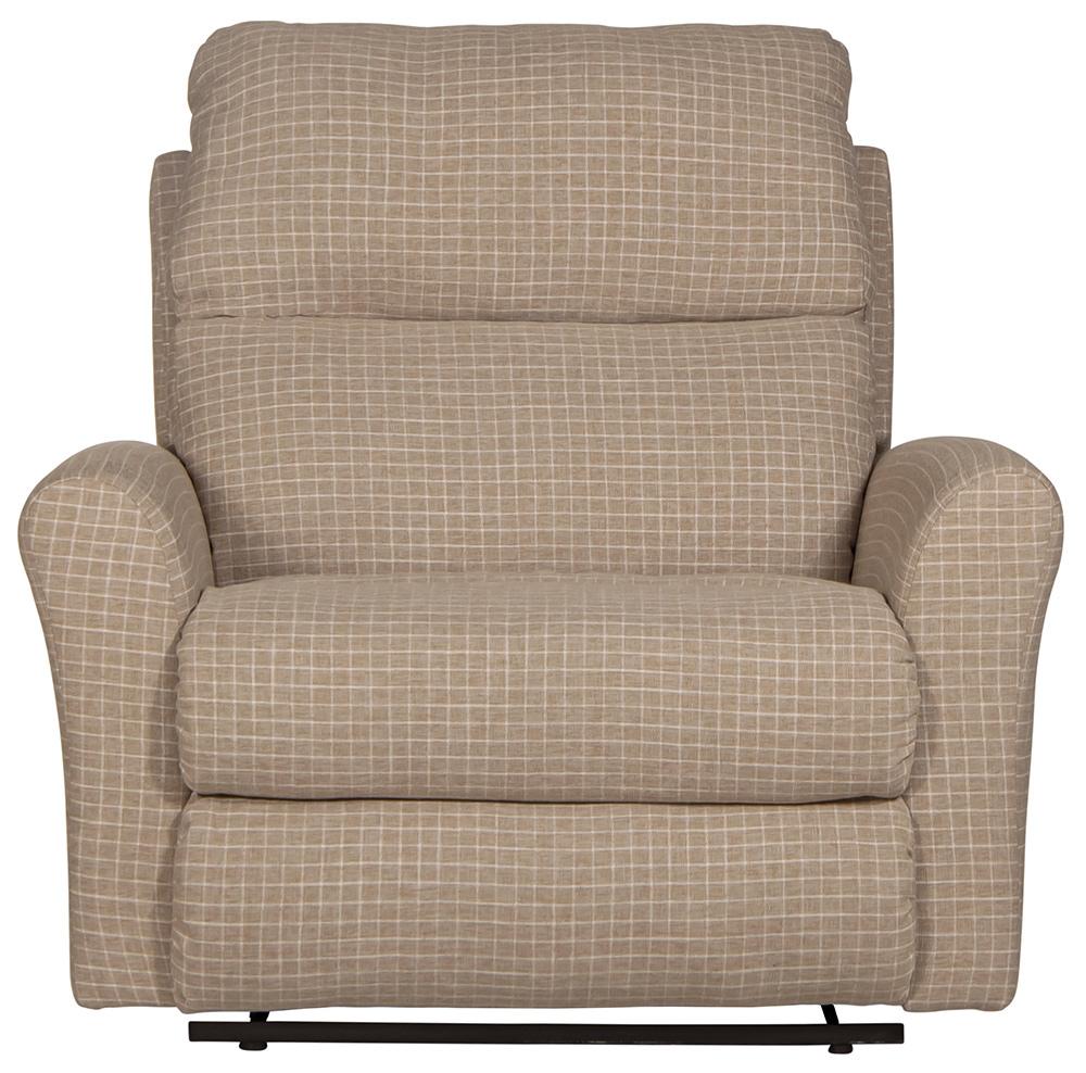 Catnapper - Justine Lay Flat Extra Wide Recliner in Sandstone - 38807215926 veiw 4