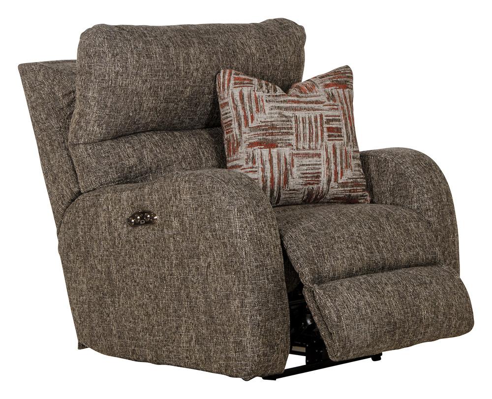 Catnapper - Liam Power Headrest Power Lay Flat Recliner in Coal/Peat - 639007216648216754 veiw 2