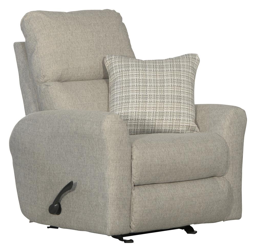 Catnapper - McPherson Glider Recliner in Buff/Winter - 2610-6/1561-46/2430-38 view 1