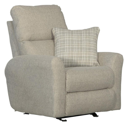 Catnapper - McPherson Power Lay Flat Recliner in Buff/Winter - 626107156146243038 veiw 1