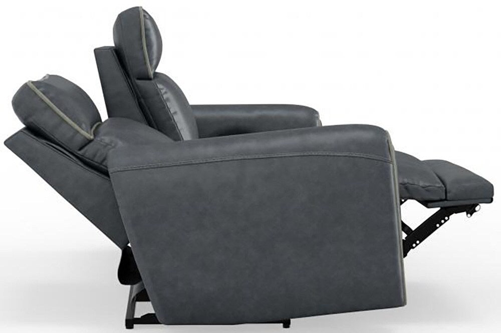 Catnapper - Nico Power Headrest Reclining Loveseat in Twilight/Silver - 63502/1419-53/1419-18 veiw 8