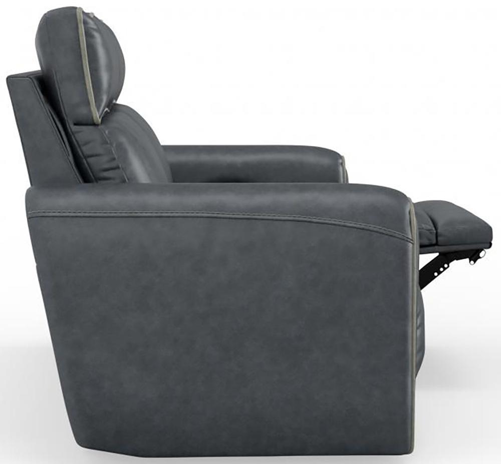 Catnapper - Nico Power Headrest Reclining Loveseat in Twilight/Silver - 63502/1419-53/1419-18 veiw 9