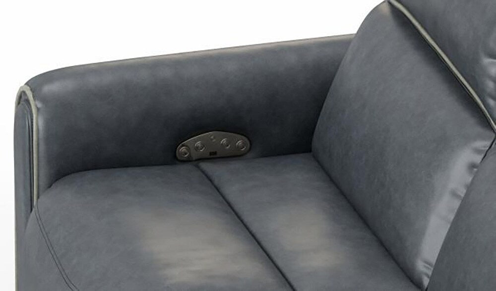 Catnapper - Nico Power Headrest Reclining Loveseat in Twilight/Silver - 63502/1419-53/1419-18 veiw 14