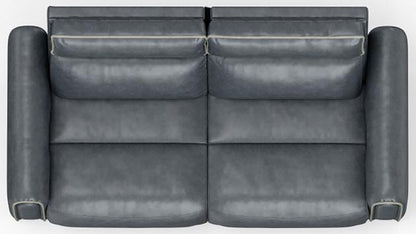 Catnapper - Nico Power Headrest Reclining Loveseat in Twilight/Silver - 63502/1419-53/1419-18 veiw 17