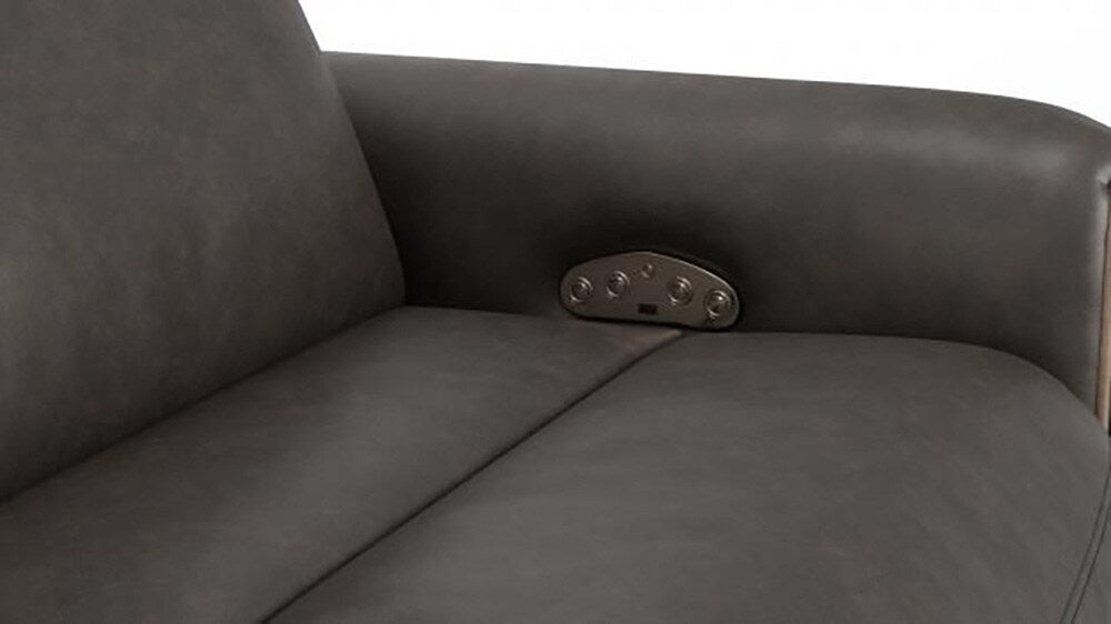 Catnapper - Nico Power Headrest Reclining Loveseat in Walnut/Khaki - 63502/1419-49/1419-38 veiw 9