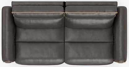 Catnapper - Nico Power Headrest Reclining Loveseat in Walnut/Khaki - 63502/1419-49/1419-38 veiw 10