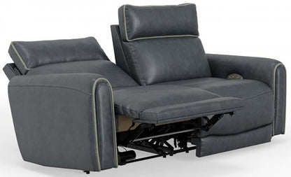 Catnapper - Nico Power Headrest Reclining Sofa in Twilight/Silver - 63501/1419-53/1419-18 veiw 2