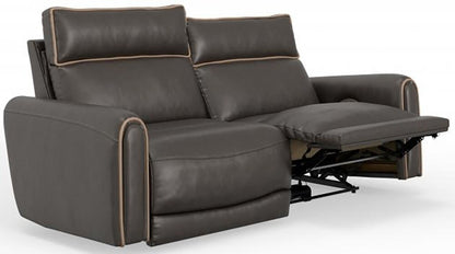 Catnapper - Nico Power Headrest Reclining Sofa in Walnut/Khaki - 63501/1419-49/1419-38 veiw 3