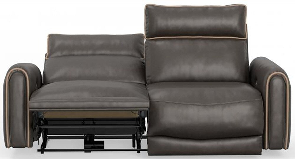 Catnapper - Nico Power Headrest Reclining Sofa in Walnut/Khaki - 63501/1419-49/1419-38 veiw 7