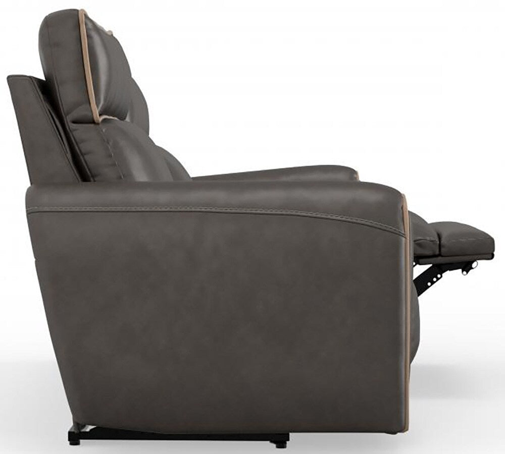 Catnapper - Nico Power Headrest Reclining Sofa in Walnut/Khaki - 63501/1419-49/1419-38 veiw 11