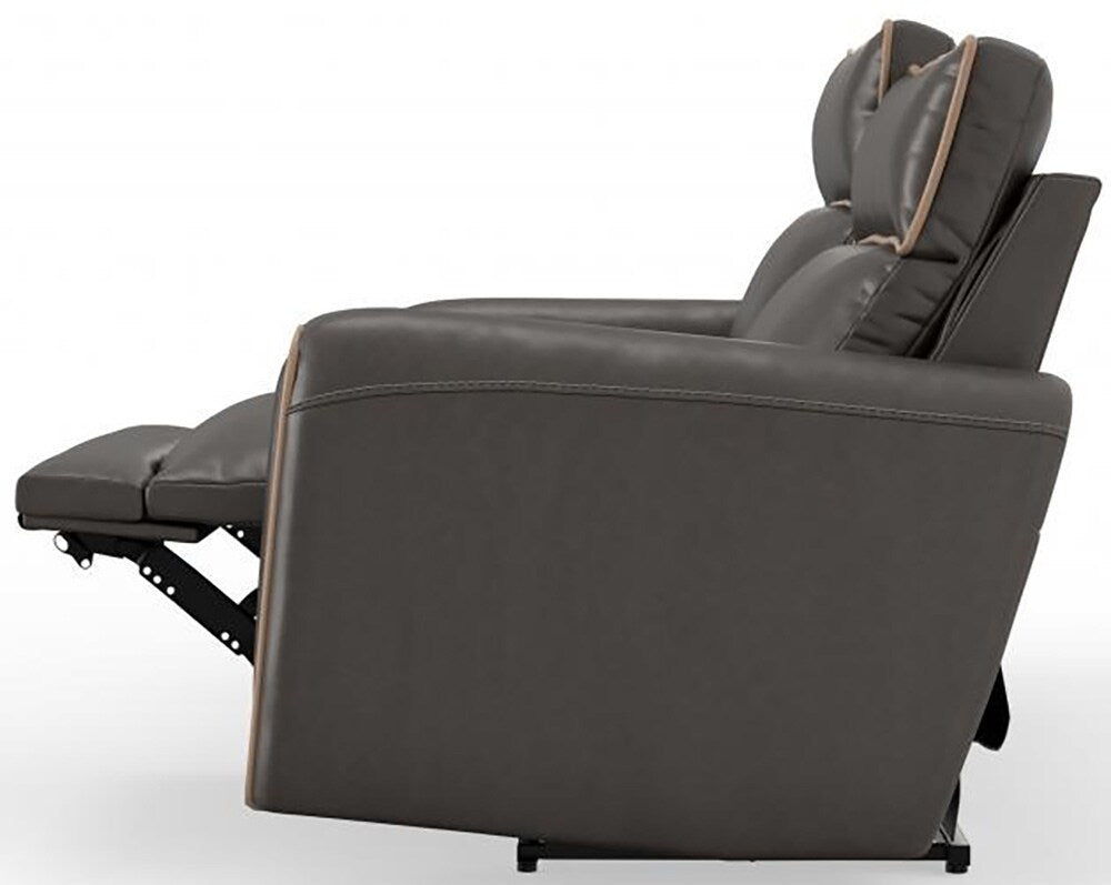 Catnapper - Nico Power Headrest Reclining Sofa in Walnut/Khaki - 63501/1419-49/1419-38 veiw 12