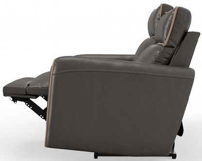 Catnapper - Nico Power Headrest Reclining Sofa in Walnut/Khaki - 63501/1419-49/1419-38 veiw 12