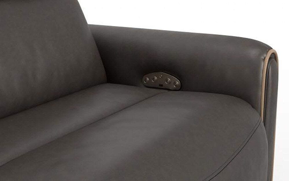 Catnapper - Nico Power Headrest Reclining Sofa in Walnut/Khaki - 63501/1419-49/1419-38 veiw 14