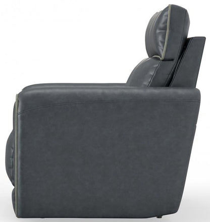 Catnapper - Nico Power Headrest Wall Hugger Recliner in Twilight/Silver - 63500-4/1419-53/1419-18 veiw 4