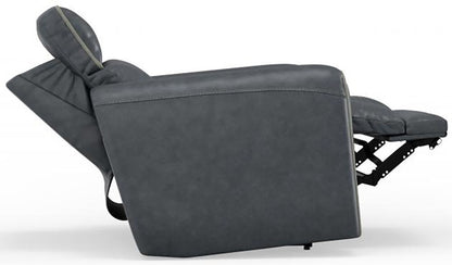 Catnapper - Nico Power Headrest Wall Hugger Recliner in Twilight/Silver - 63500-4/1419-53/1419-18 veiw 8