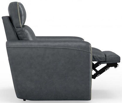 Catnapper - Nico Power Headrest Wall Hugger Recliner in Twilight/Silver - 63500-4/1419-53/1419-18 veiw 13