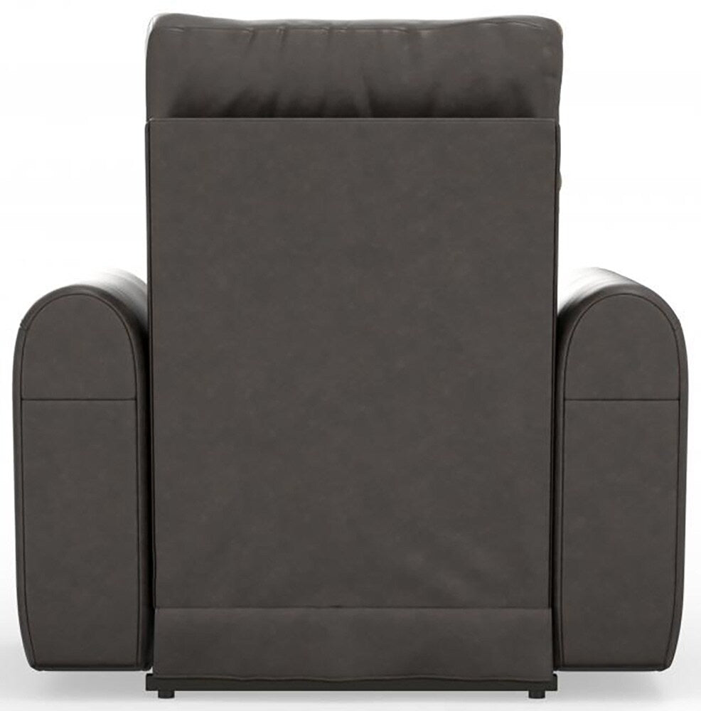 Catnapper - Nico Power Headrest Wall Hugger Recliner in Walnut/Khaki - 63500-4/1419-49/1419-38 veiw 3