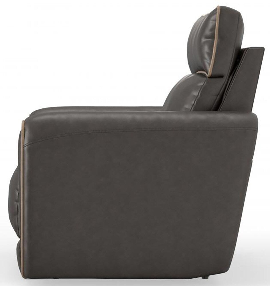 Catnapper - Nico Power Headrest Wall Hugger Recliner in Walnut/Khaki - 63500-4/1419-49/1419-38 veiw 5