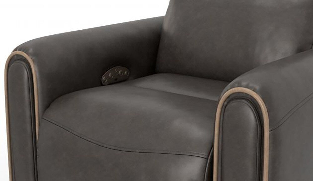 Catnapper - Nico Power Headrest Wall Hugger Recliner in Walnut/Khaki - 63500-4/1419-49/1419-38 veiw 6