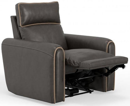 Catnapper - Nico Power Headrest Wall Hugger Recliner in Walnut/Khaki - 63500-4/1419-49/1419-38 veiw 8