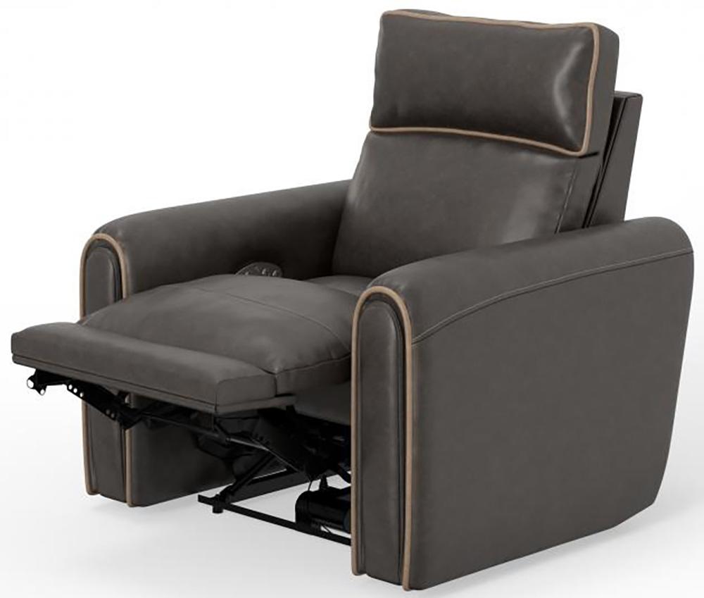 Catnapper - Nico Power Headrest Wall Hugger Recliner in Walnut/Khaki - 63500-4/1419-49/1419-38 veiw 9