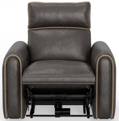Catnapper - Nico Power Headrest Wall Hugger Recliner in Walnut/Khaki - 63500-4/1419-49/1419-38 veiw 10