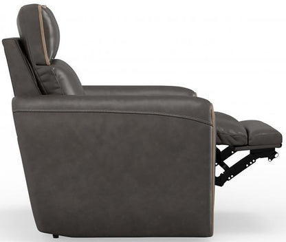 Catnapper - Nico Power Headrest Wall Hugger Recliner in Walnut/Khaki - 63500-4/1419-49/1419-38 veiw 11