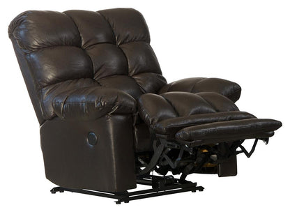 Catnapper - Piazza Power Lay Flat Recliner w/X-tra Comfort Footrest in Chocolate - 6477671283930839 veiw 2