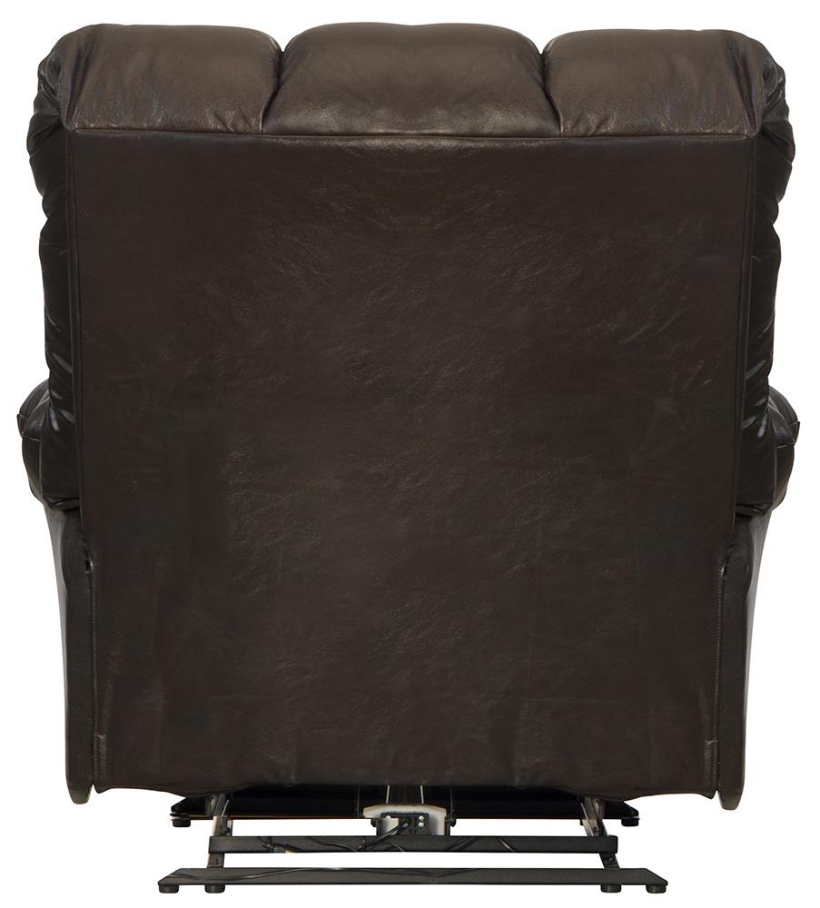 Catnapper - Piazza Power Lay Flat Recliner w/X-tra Comfort Footrest in Chocolate - 6477671283930839 veiw 3